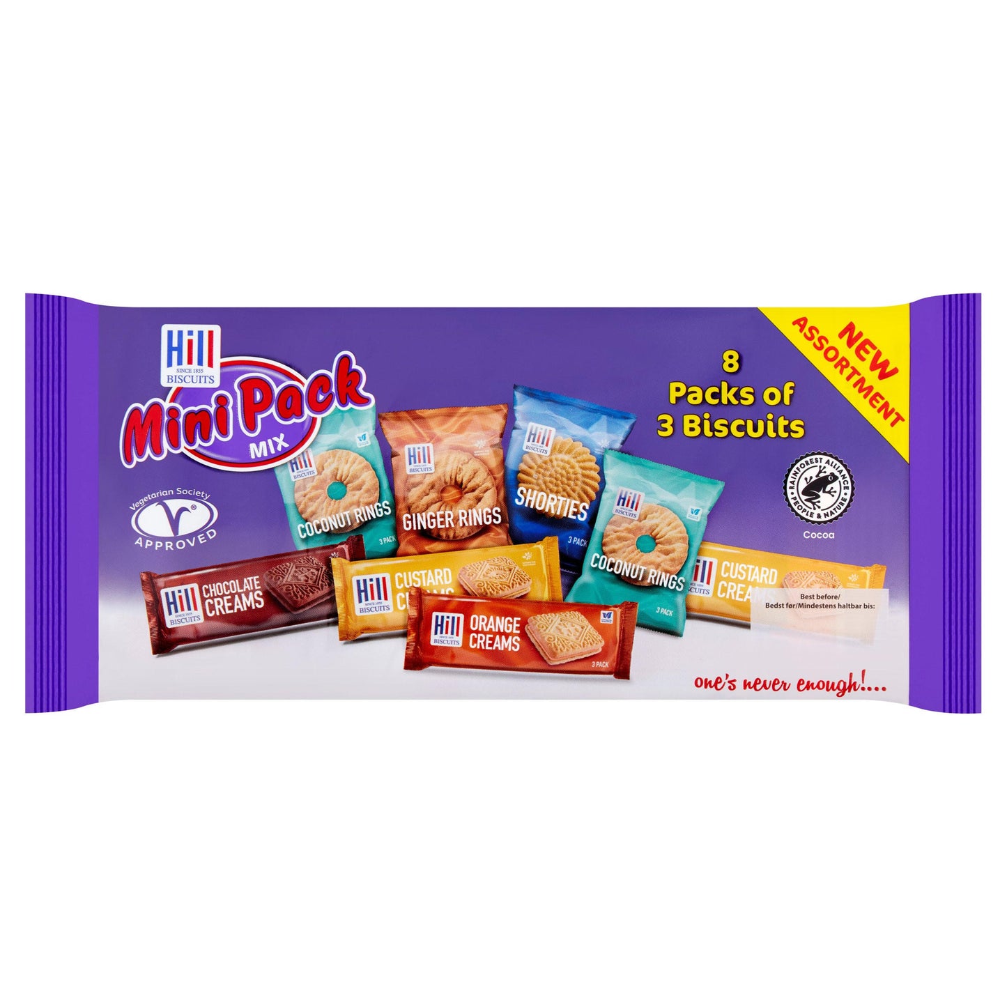 Hill Biscuits Mini Pack Mix 246g